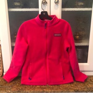 Girls PINK vineyard vines fleece size XL